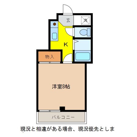 弥生アパートの物件間取画像